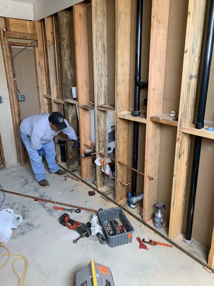 Commercial rough-in plumbing for Water Heater Replacement in New Bedford